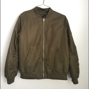Bomber jacket forest green